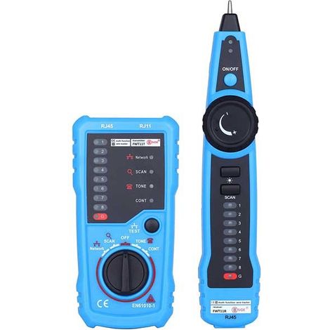 Netzwerkkabeltester, RJ11 RJ45-Leitungsfinder, Multifunktions-Kabel-Tracker mit Sonde, Ethernet-LAN-Netzwerkkabel-Wartungssnack, Telefonleitungstest (1/5)