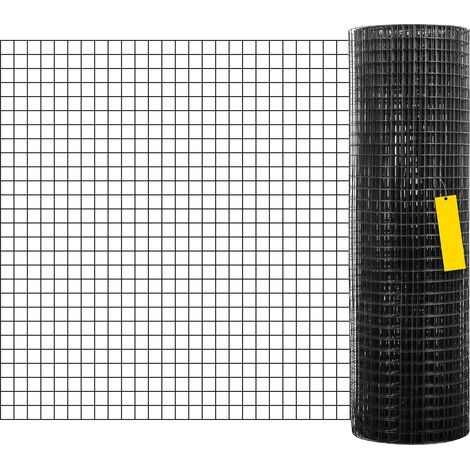 Barrière sécurité bébé extensible 3100x795 mm fibres de verre renforcées filet pour chien terrasse garage portes noir (1/5)