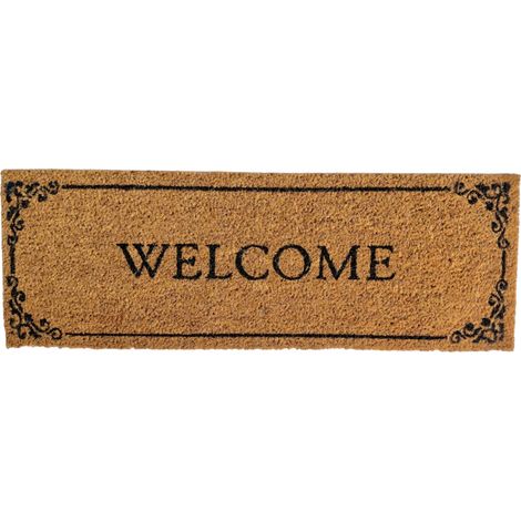 Tapis Coco Welcome Envers PVC 25x75 cm