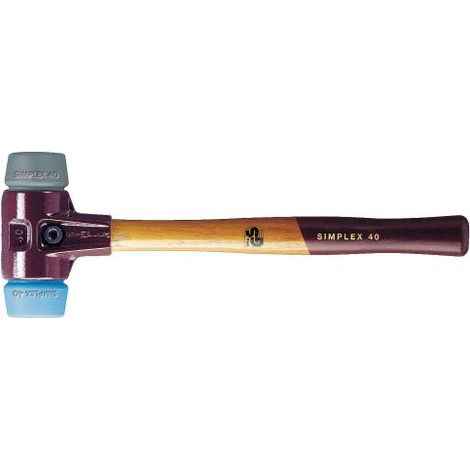 HALDER MAZA DE TPE AZUL + GRIS SIMPLEX DIAMETRO (mm) 40