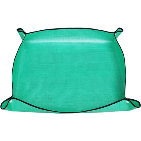 Filiyano-Tapis de rempotage imperméable en PE pour plantes d'intérieur, vert, 50 x 50 cm (1/4)