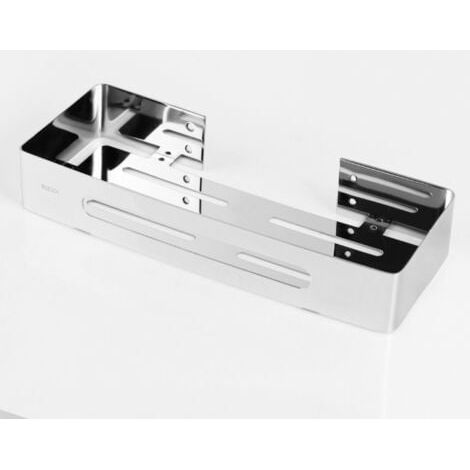 1PC Argenté,Etagère de douche, acier inoxydable brillant, pour shampoing, 4,5 x 31 x 12 cm, support suspendu (1/5)