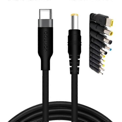 Câble d'alimentation USB-C PD vers 12 V (prise jack 3,0/4,0/4,5/5,5/6,4/7,4/7,9 mm) pour routeur sans fil (1/5)