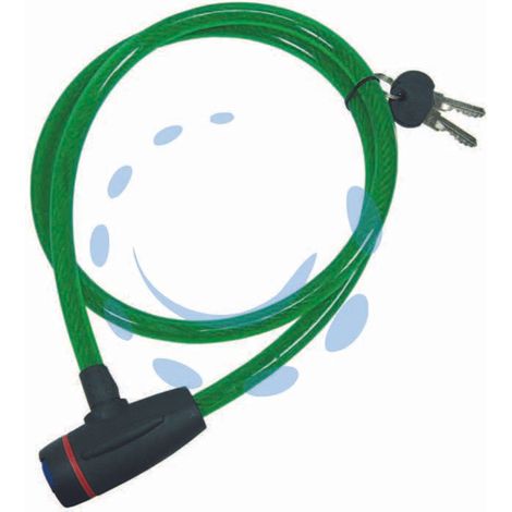 ANTIFURTO SNODATO CON CHIAVE 120cm