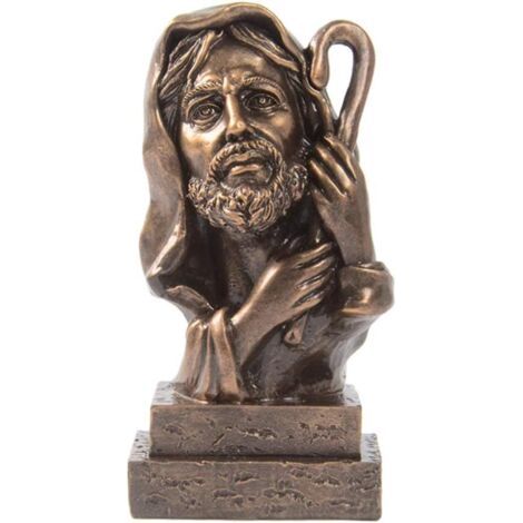 Jésus Christ Statue Figurine Résine Fils de Dieu Sculpture Religion Chrétienne Figurine Jésus Modèle Ornement (1/4)