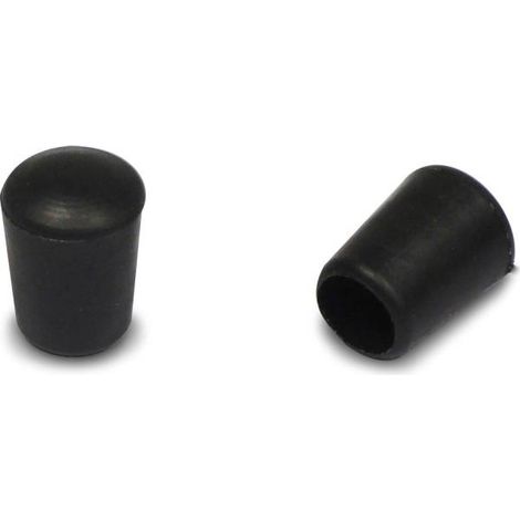 Ajile - Embout flexible enveloppant NOIR pour tube de diam. 3 mm