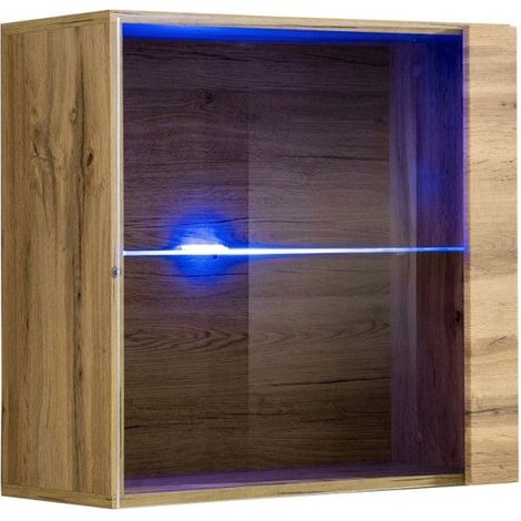Vitrine carrée - Switch WW 3 - L 60 cm x P 30 cm x H 60 cm - Bois - Livraison gratuite (1/2)