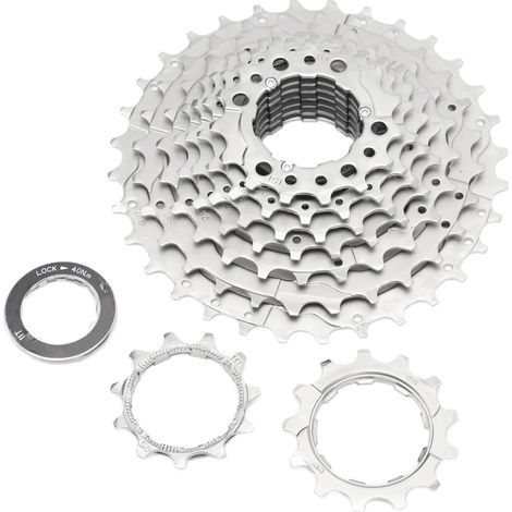 Cassette Vélo 9 Vitesses Anti-Rouille Léger Pignon pour VTT et Route (1/5)