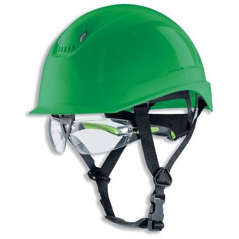 Schutzhelm uvex pheos S-KR IES 9772440 grün mit Lüftungen (1/2)