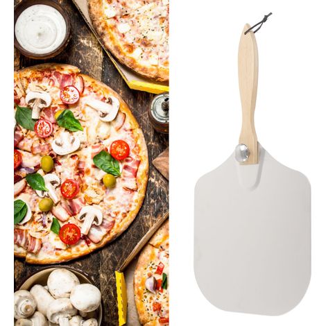 Spatule à pizza en aluminium de 30 cm (12 pouces), ustensile à pizza, spatule de transfert, couleur d'origine (1/5)