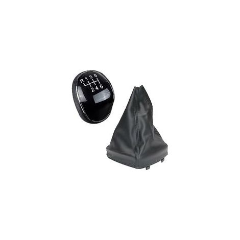 Pomello del cambio in pelle a 6 marce per Ford Mondeo IV S-max C-max