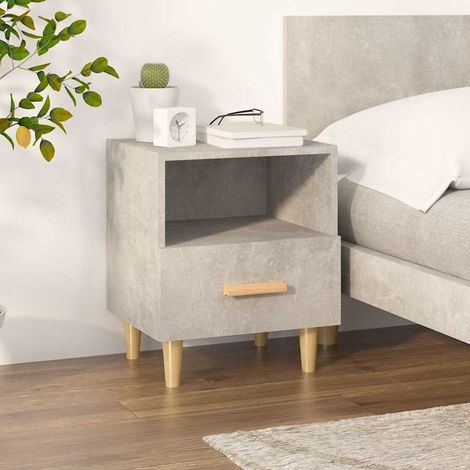 vidaXL Bedside Cabinet Concrete Grey 40x35x47 cm (1/5)
