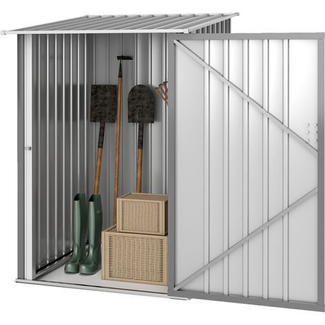 Abri de jardin acier 100x103x160 cm Gris (1/5)