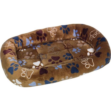 Nobby Matte mit Rand Lissi Classic oval L 98 x B 78 x H 8 cm braun Hundebetten