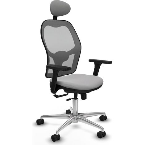 Chaise de bureau piqueras y crespo Jorquera noir mousse injectée (1/2)