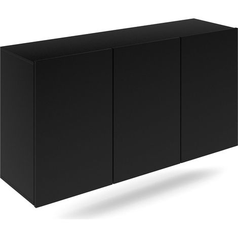 Bufé de pared 3 puertas Idao Negro (1/5)