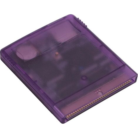Gameboy Color Professional 1000-in-1 Flash Memory Card for Game Videos, 8GB, Gameboy SP Memory Card, Translucent Purple (Translucent Purple) (1/5)