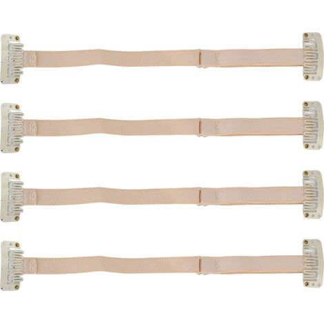 4 bandes de lifting facial réglables pour femmes avec clip, attaches élastiques pour cheveux blancs (1/5)