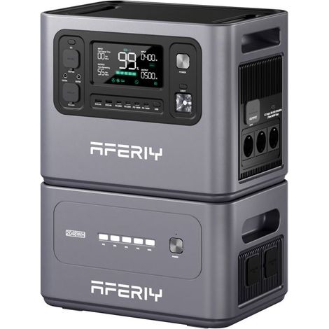 Tragbare Stromstation - AFERIY - P280 - 4096Wh - 2800W - Erweiterbarer LiFePO4-Akku