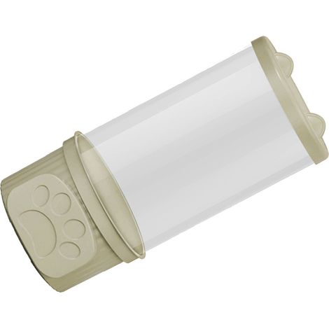 Spielzeugaufbewahrungsbox, transparenter PET-Zylinder mit PP-Deckel, ideal zur Aufbewahrung von Stofftieren und zur Organisation des Zuhauses (grün). (1/5)