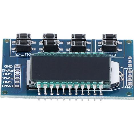 Générateur de signaux PWM, 3 canaux, fréquence d'impulsion réglable, signal carré, module de rapport cyclique (1/5)
