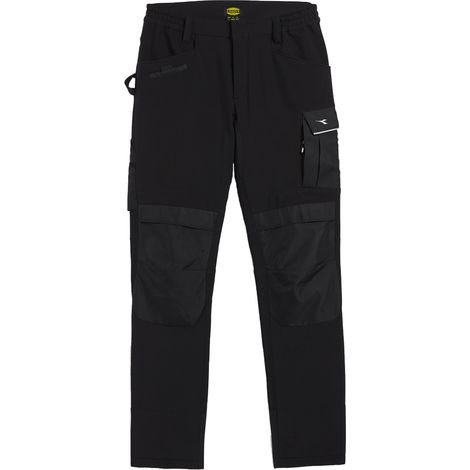 Pantaloni da lavoro Diadora Utility Pant Carbon Softshell Perf - XL - Nero