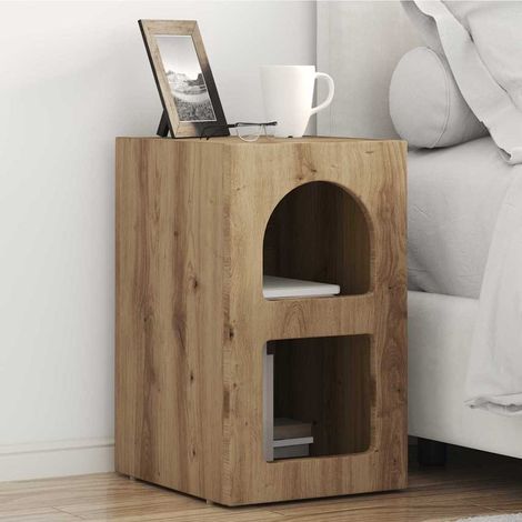 Nachttisch 2 pcs Artisan-Eiche 29,5 x 33,5 x 50 cm
