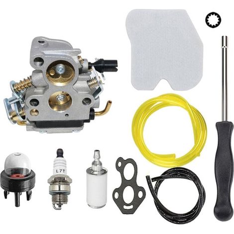 Carburateur Pour Husqvarna 235 235e 236 240 240e Tronçonneuse 574719402,Carburateur avec filtre à air Filtre à Carburant Tronçonneuse (1/4)