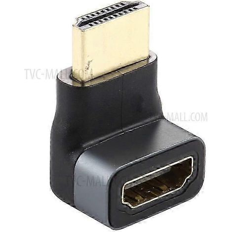 Adaptateur coudé à 90 degrés HDMI mâle vers femelle (1/4)