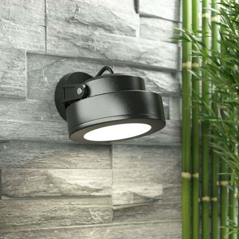 [GEBRAUCHT] B-Ware Außenstrahler Tommy schwarz 1-flammig LED Gartenlampe Flutlicht 10W IP66 1200lm (1/2)