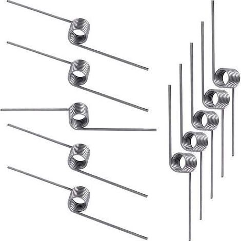 10 Pièces Ressort de Torsion, Ressort de Rappel, Diamètre du Fil 0,5mm, Diamètre Extérieur 5mm, Angle 180°, pour réparations à Domicile (1/5)