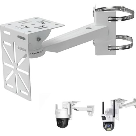Support d'angle Polyvalent pour Caméra Extérieure, Support Mural, pour Une Surveillance Efficace en Extérieur