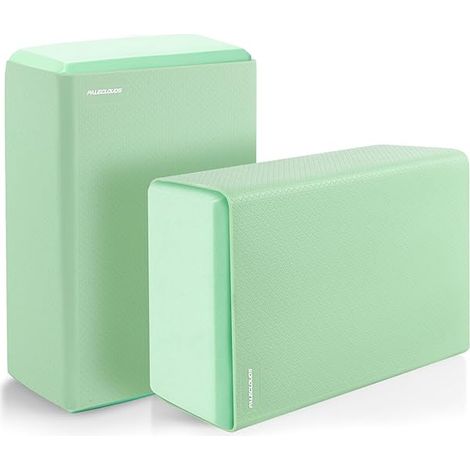 Bloc De Yoga - En Mousse EVA Avec Housse De Protection En Silicone - Pour Yoga Pilates Méditation Étirements - Lot De 2 (1/3)