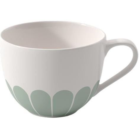 Fleur vert tasse à café verte, rés. lave-vaisselle/four à micro-ondes, tasse pour le café ou le thé, mug à café, mug motif floral, tasse à cappuccino, tasse à thé, Porcelaine (1/5)
