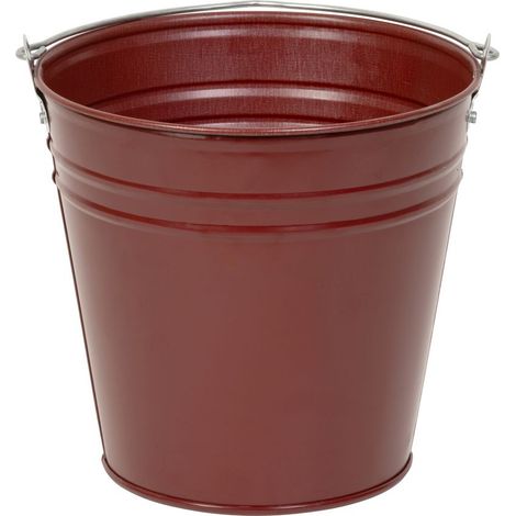 Eimer Aix Caldari 7 Liter, Zn, Metall, verzinkt