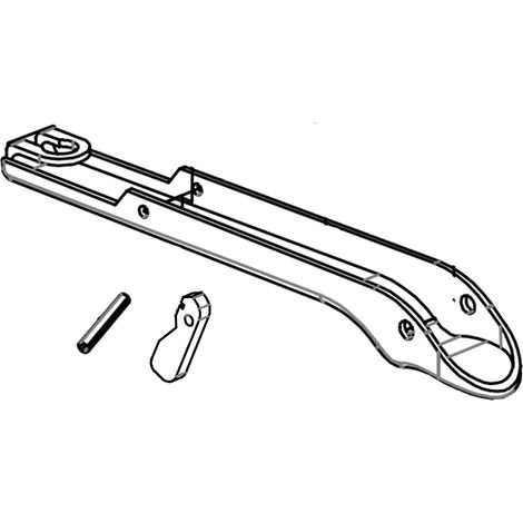 Leva comando con sicura per forbice pneumatica Lisam VR36 originale