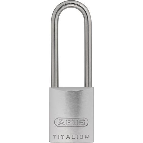 Abus 86TI/45mm TITALIUM Padlock Without Cylinder 70mm Long Stainless Steel Shack