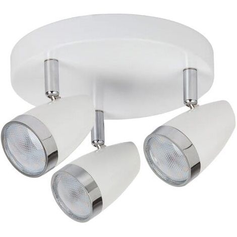 Spot plafonnier rond blanc LED 3x4W Karen 6668 Rabalux