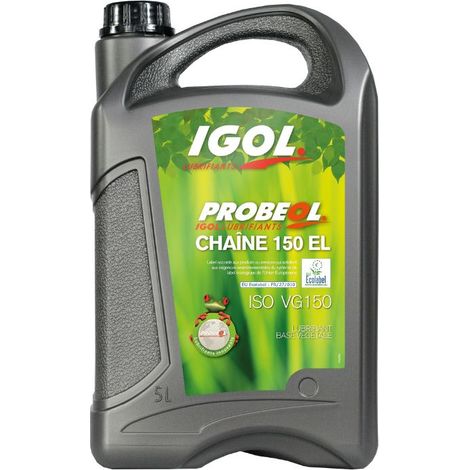 Huile de chaine Igol Biodégradable - 5 litres (1/4)