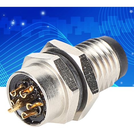 M8-F-P6-Rückseitenstecker für wasserdichte M8-Steckverbinder. (1/5)