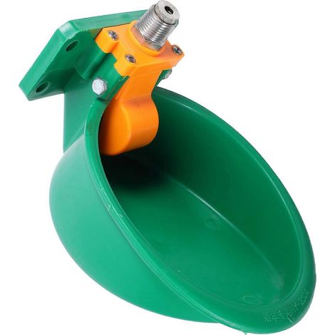 Abreuvoir automatique vert compatible avec distributeur d'eau pour moutons et autres animaux d'élevage. (1/5)