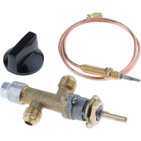Compatible avec les thermocouples de fournaise à gaz et les kits de vannes de contrôle de chauffage au propane, avec fonction d'arrêt automatique du gaz. (1/5)