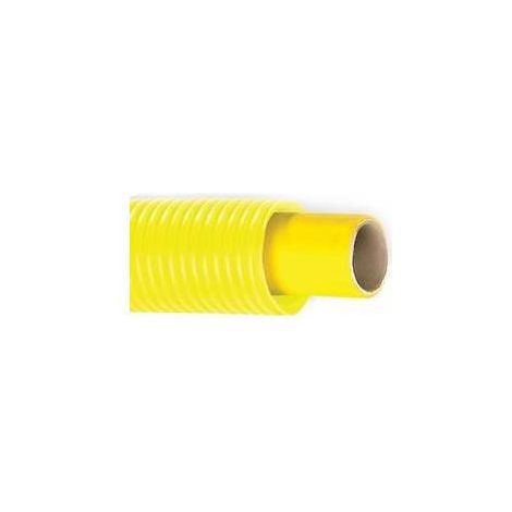50 x TUBO MULTI-DIAN PER GAS CON GUAINA CORRUGATA GIALLA Misura: Diam. 20 x 2