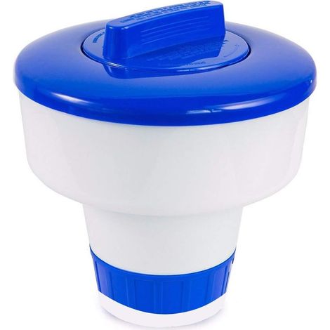 Dispensador automático de cloro flotante para piscinas, dosificador de desinfección química, flotadores dosificadores para piscinas y spas (1/4)