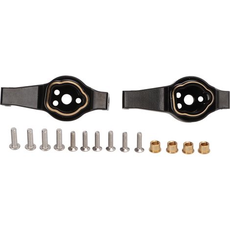 Lot de 2 blocs de palier en laiton, porte-fusée C de transmission pour Traxxas TRX‑4, pièces de mise à niveau RC (1/5)