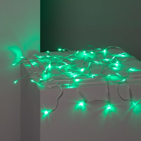 Ghirlanda Cavo LED per Esterni con Batteria 5m Verde