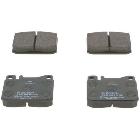 Kit de plaquettes de frein, frein à disque BOSCH 0 986 463 412 MERCEDES-BENZ