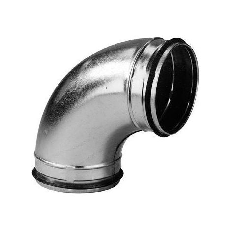 Coude 90° mâle/mâle acier galvanisé à joints, classe C, D 315 mm S&P (UNELVENT) 867770