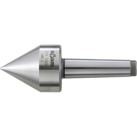 Cono de centrado rotativo, puntiagudo, 60°, Tamaño : 274, MK 4, A 100,0 mm, B : 64 mm, G : 31,267 mm
