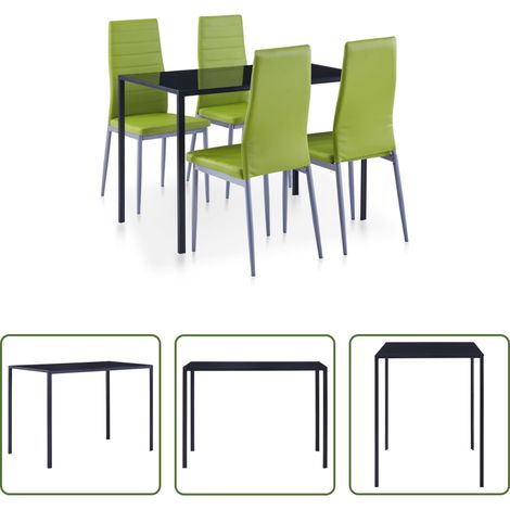 Esszimmer - 5-tlg. Essgruppe Grün (1/5)